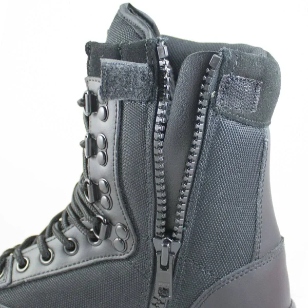 Mil-Tec Tactical Side Zip Boots - Black, US 10