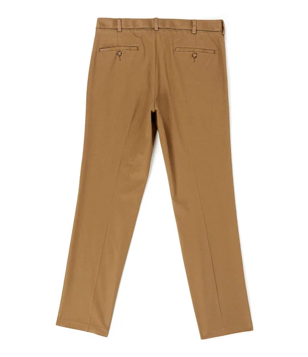 Roundtree Yorke TravelSmart CoreComfort Flat-Front Straight Fit Chino Pants - 38 30