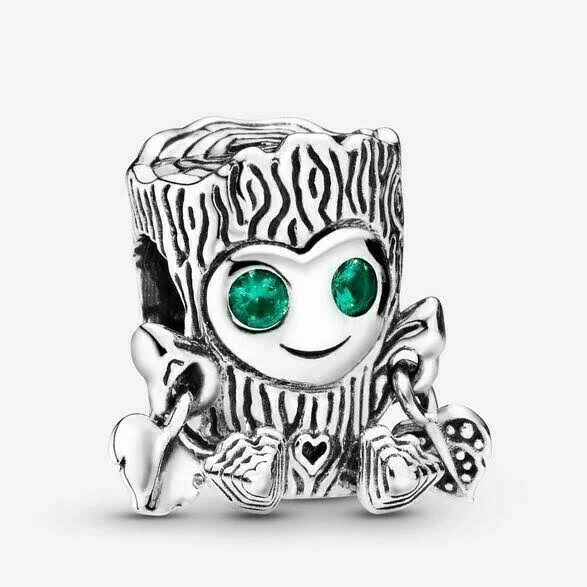 Pandora, 798260NRG Sweet Tree Monster Charm Silver