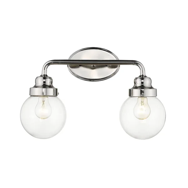 Acclaim Lighting IN41225PN Portsmith 2-Light Polished Nickel Vanity