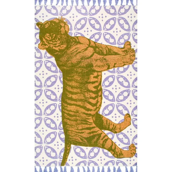 nuLOOM Thomas Paul Flatweave Cotton Tiger Area Rug TATP01A