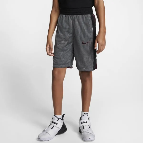 Nike Boy's Reversible Basketball Shorts Iron Grey/Black/White XL