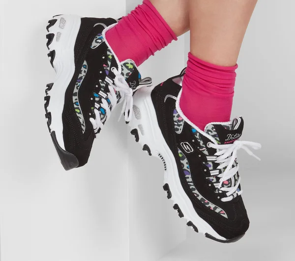 Skechers Sport D&Lites-Safari Landscape 8 Women's Black