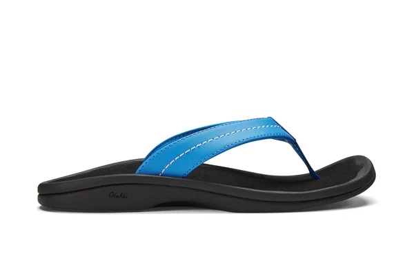 Olukai &Ohana Women's Flip Flops Ocean Blue, Black - 5