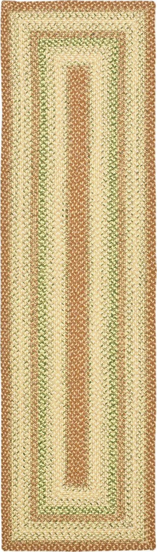 Safavieh Braided Rust/Multi 6 ft. x 6 ft. Round Area Rug