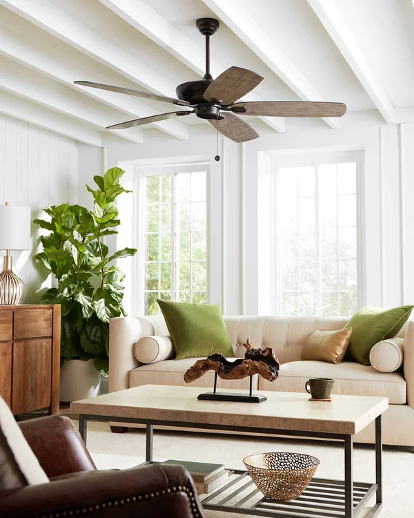 Monte Carlo 5COM52AGP Colony Max 52x22 Ceiling Fan, Aged Pewter