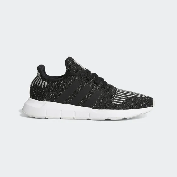 Adidas Swift Run Black/White Print Women's Shoes - Size: 7.5