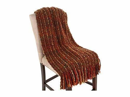 Kennebunk Home 204-108 Stria Russet Acrylic Throw