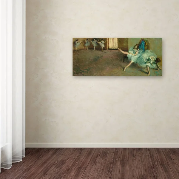 Trademark Global Edgar Degas &Before The Ballet 1890-92& Canvas Art