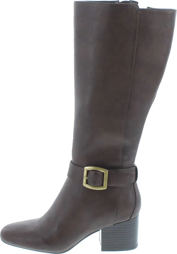 Aerosoles Patience Mid Shaft Boots - Dark Brown