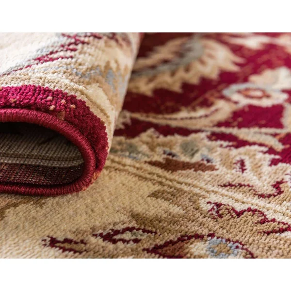 Unique Loom Voyage Hickory Brick Red 10& 6 x 16& 5 Area Rug