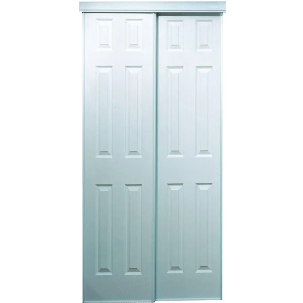 TRUporte 340012 72 x 80 in. 106 Series Composite Bypass DOOR - White