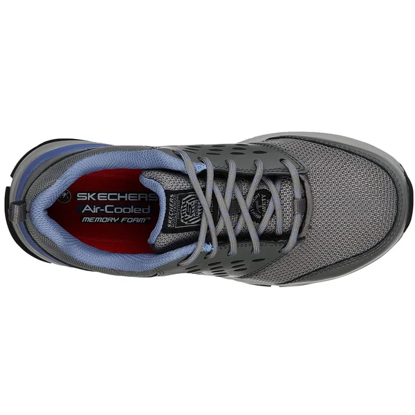 Skechers Women's Work: Soven Alloy Toe Sneakers - Black/Purple, 6.5