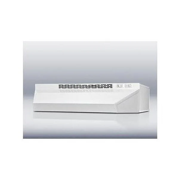 Summit H1620W 20x22 Convertible Range Hood, White