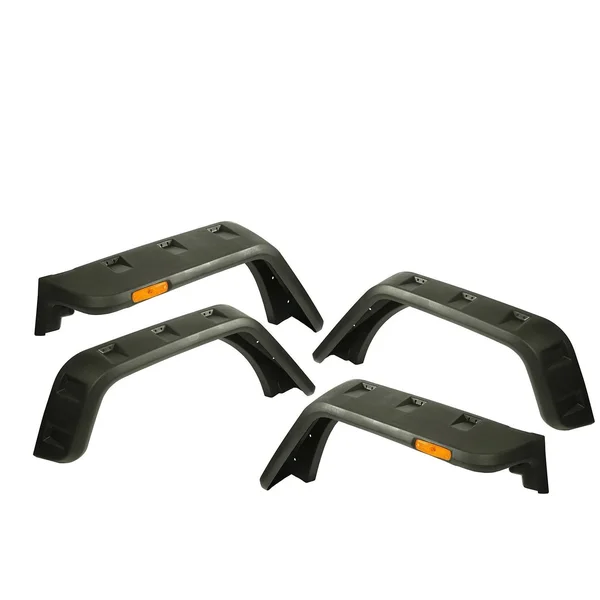 Rugged Ridge 11640.09 Hurricane Fender Flare Kit Jeep Wrangler JK