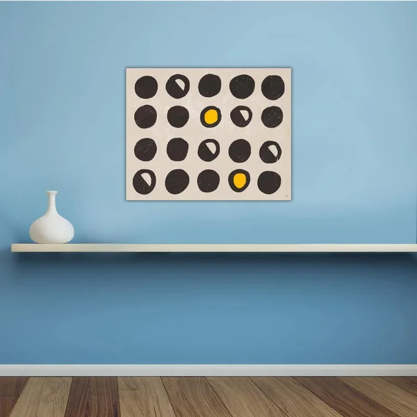 Circle Sequence Brown - 20 inch x 24 inch Metal Wall Art, Size: 20 x 24