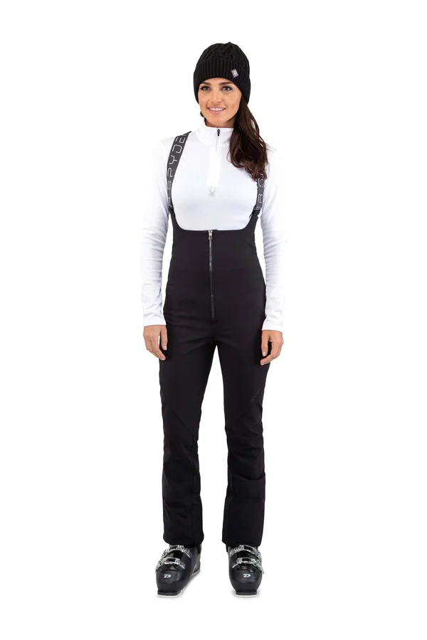 Spyder Strutt Softshell Bib Pant - Women's Black - 10
