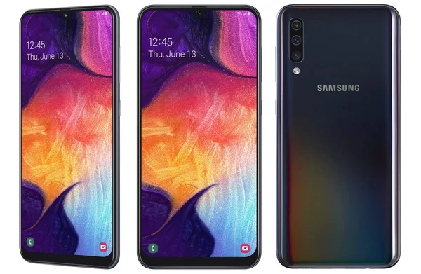 Refurbished Samsung Galaxy A50, Atu0026t, Black, 64 GB, 6.4 in Screen