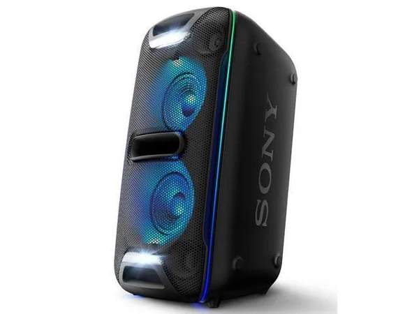 Sony GTK-XB72 High Power Home Audio System (Black) with Deco Gear Pop Filter Bundle