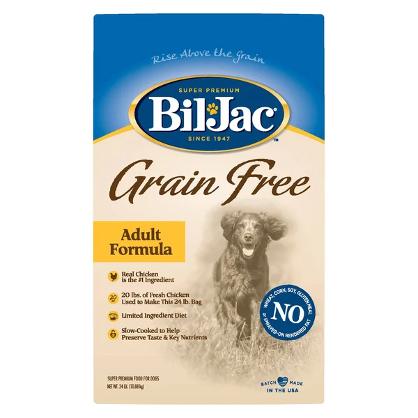 Bil-Jac Grain Free Adult Formula Dog Food - 24 lb bag