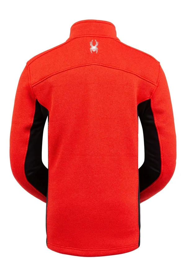Spyder Men's Encore Half Zip Fleece Jacket - XXL - Abyss - Volcano