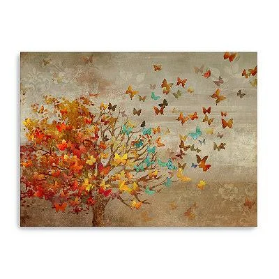 Butterfly Tree Giclee Canvas Art Print - 48x36 in.