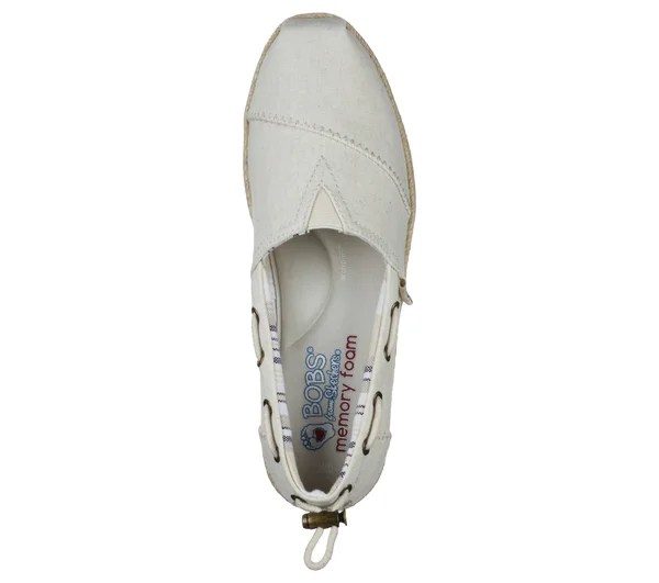 Skechers Women's Bobs Highlights 2.0 Yacht Master Espadrille, Natural