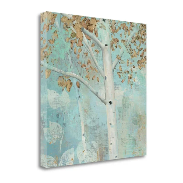 &Golden Forest I& Print on Canvas Tangletown Fine Art Size: 25x22 H x 25x22 W