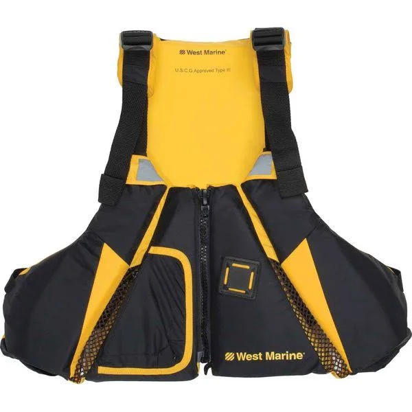 West Marine Dynamic Move Paddle Sports Life Jacket, M/L, for Marine Safety
