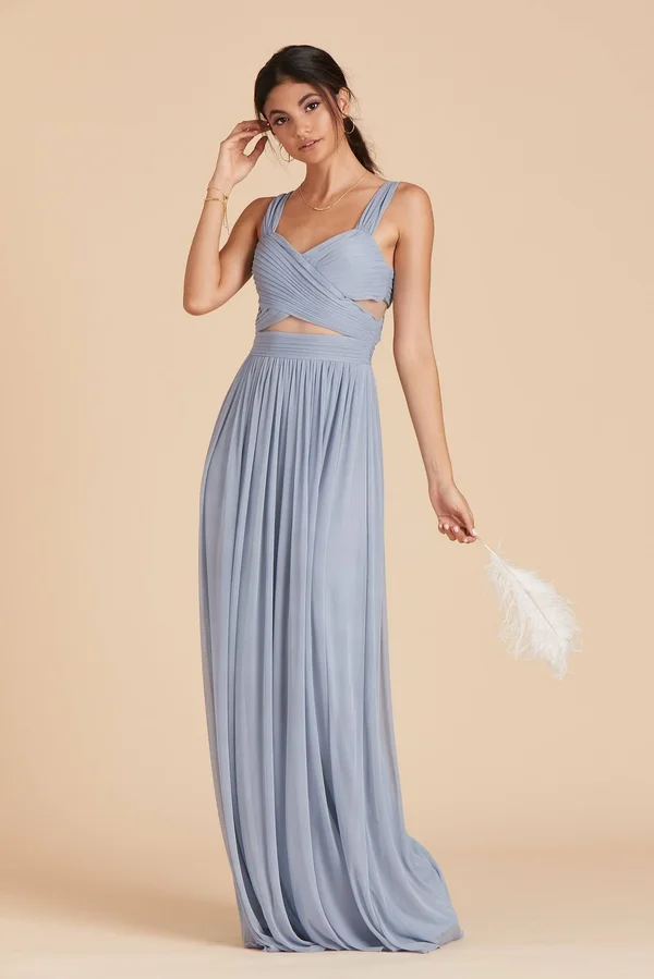 Birdy Grey Elsye Bridesmaid Dress in Dusty Blue XL, Dusty Blue