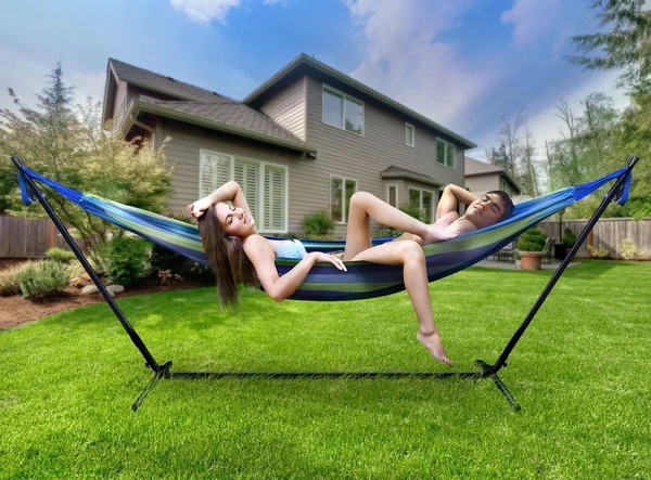 Sorbus Double Hammock with Steel Stand