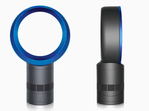 Dyson AM06 12x22 Desk Fan, Iron/Blue