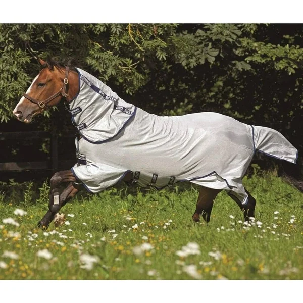 Amigo Bug Buster Vamoose Fly Rug - Silver/Purple/Mint