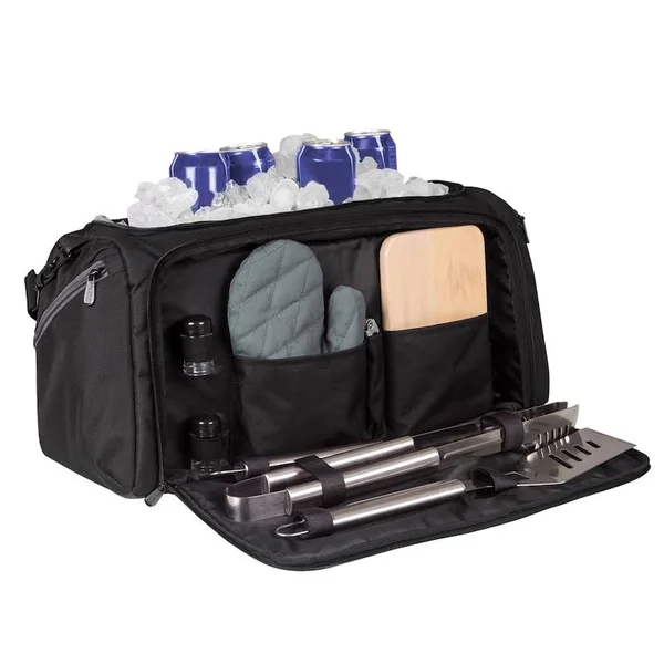 Black St. Louis Cardinals BBQ Kit Cooler