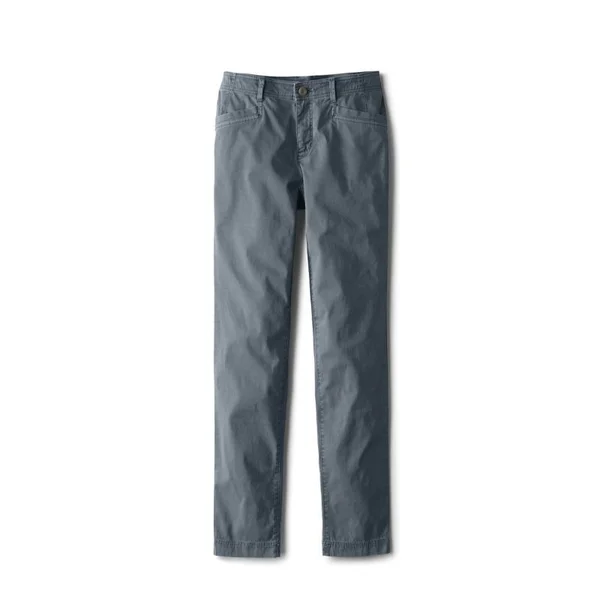 Everyday Girlfriend Ankle Chinos Pants for Women, Storm, Size 16, Orvis