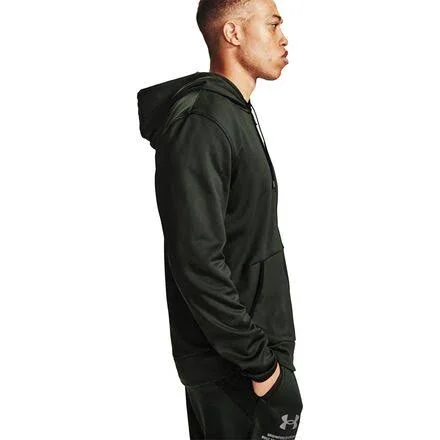 Under Armour Men's Armour Fleece Full Zip Hoodie - Green - XL
