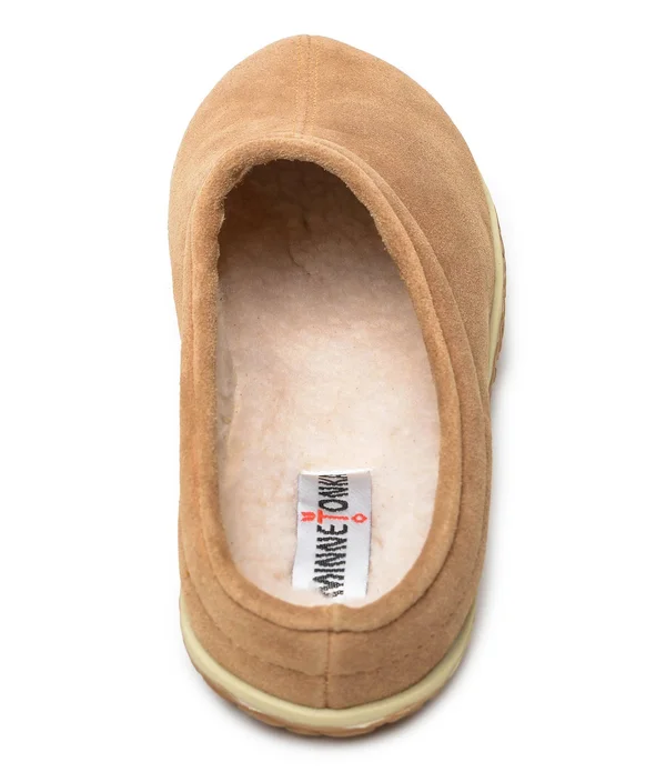 Minnetonka Men's Taylor Slipper, Cinnamon, 9