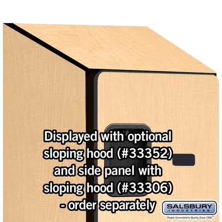 Salsbury Industries Designer Wood Locker - Six Tier Box Style - 1 Wide - 6 Feet High - 21 Inches Deep - Maple