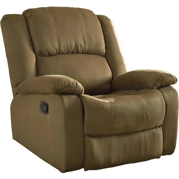 Nathaniel Home Green Microfiber Recliner