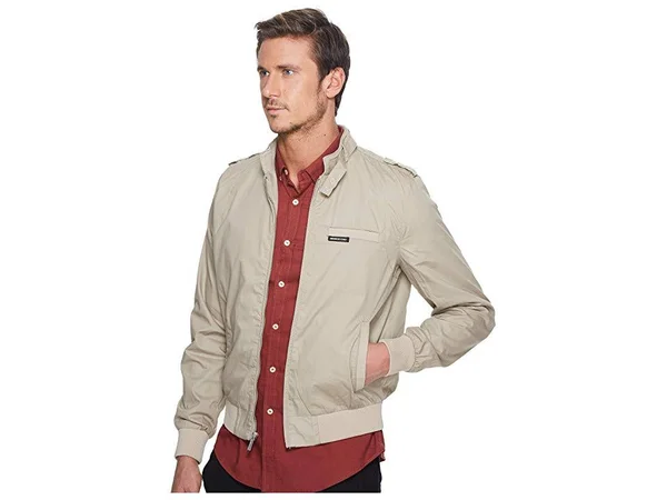 Member&s Only Men's Iconic Racer Lightweight Jacket - Khaki