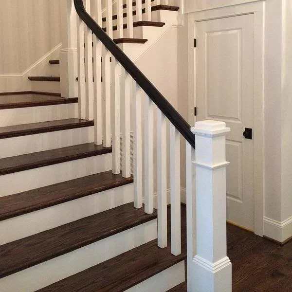 4091 55 in. x 6-1/4 in. Primed White Box Newel Post