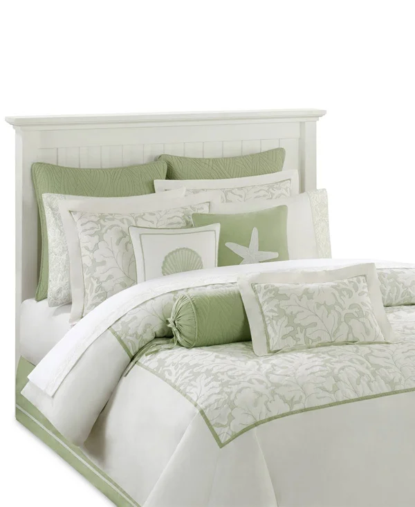 Harbor House - Brisbane Comforter Set - White - Queen