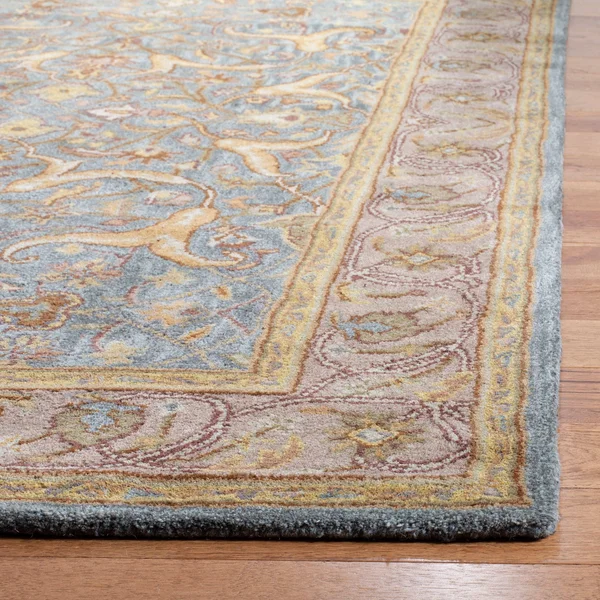 Safavieh Heritage HG915A 2&3x22 x 14&0x22 Runner Blue, Beige Area Rug