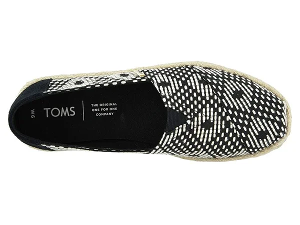 Women's Toms Alpargata Slip-On, Size 11 M - Black