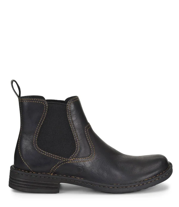Born Men's Hemlock Leather Chelsea Boots - Mens, 15M, Brown