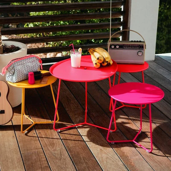 Liquorice Cocotte Side Table Fermob
