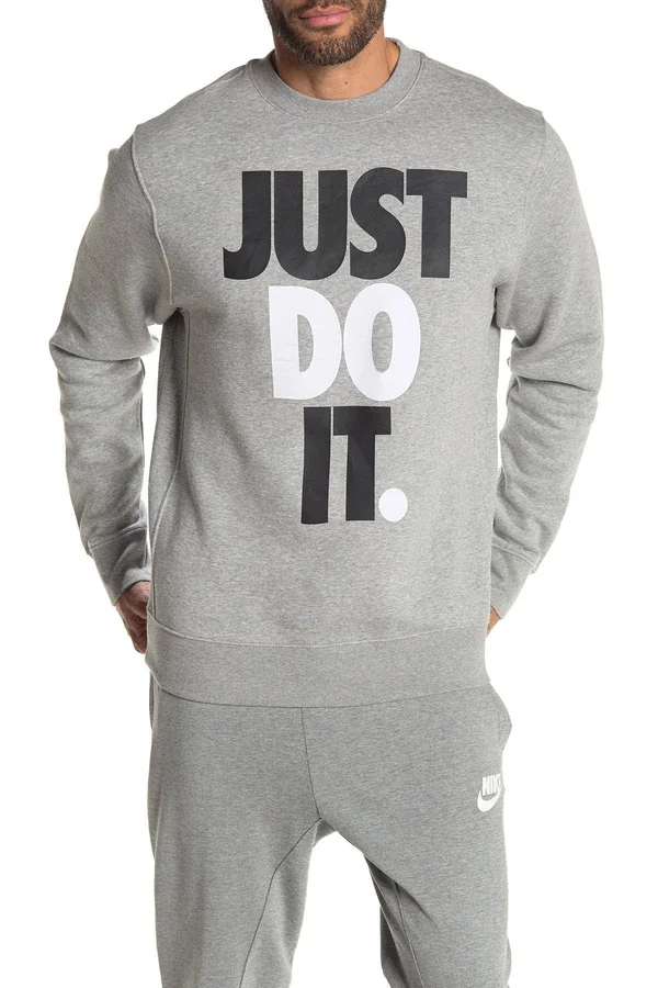 Men's Nike Sportswear JDI Fleece - Size: Medium, Grey