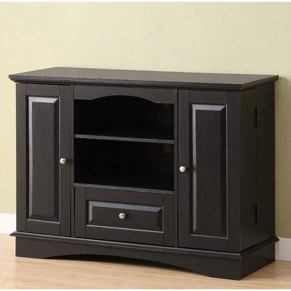 Pemberly Row 42x22 Bedroom in Black with Media Storage, Black
