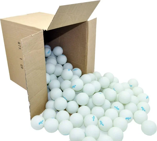 Kettler Table Tennis Balls - 40 mm Regulation Size: 1 Star Rating, White, 144 Pac