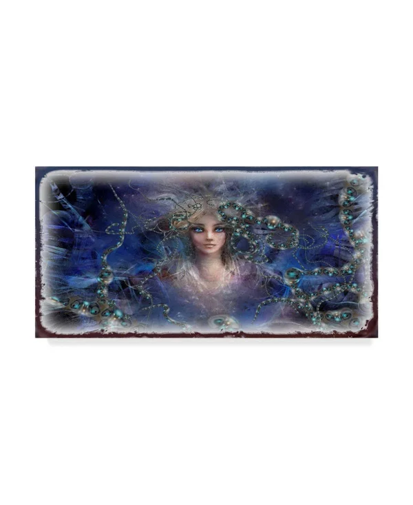 Trademark Fine Art Ali21663-C1224Gg Runa 'The Maid with Blue Eyes' Can